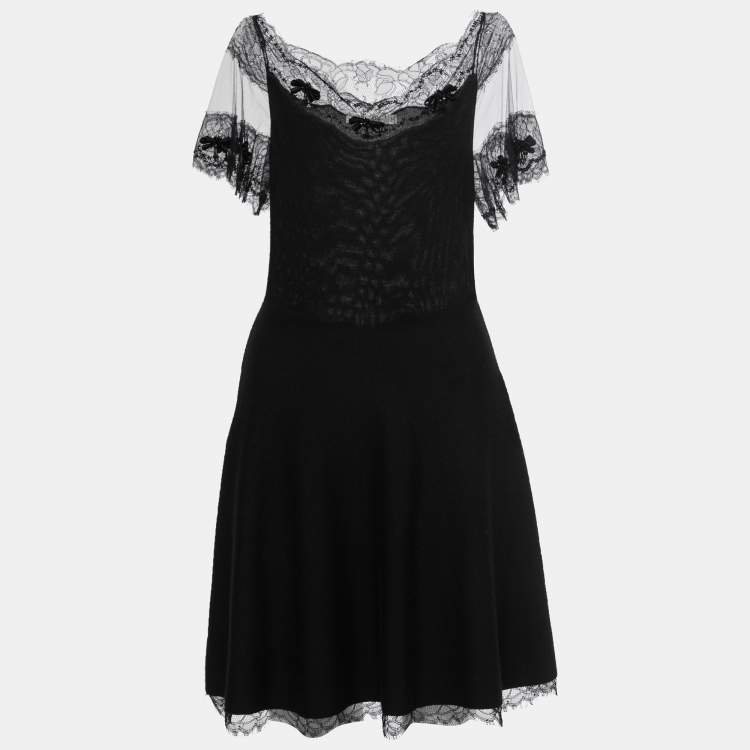 Dior black lace dress best sale