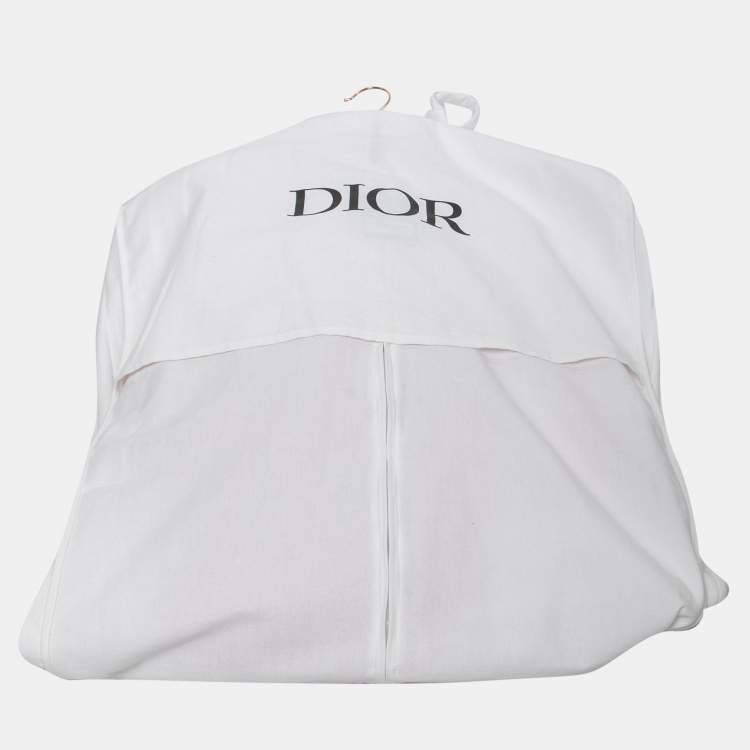 Pre Owned Christian Dior Pink Chiffon Pleated Gown M
