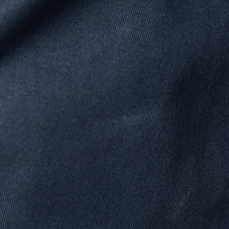 Pre Owned Dior Navy Blue Gabardine Double Breasted Belted Trench Coat M