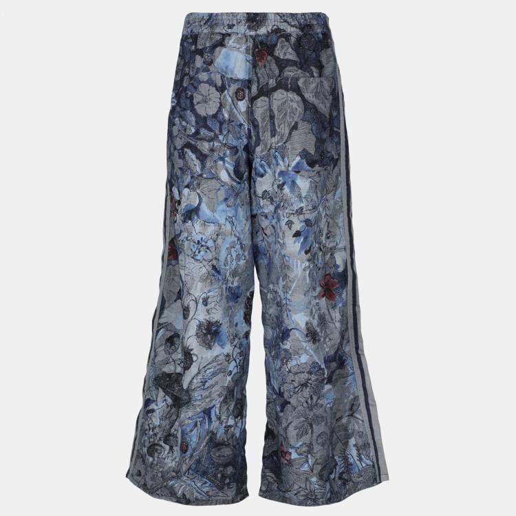 Dior Women's Cotton Trousers - Navy - S Dior