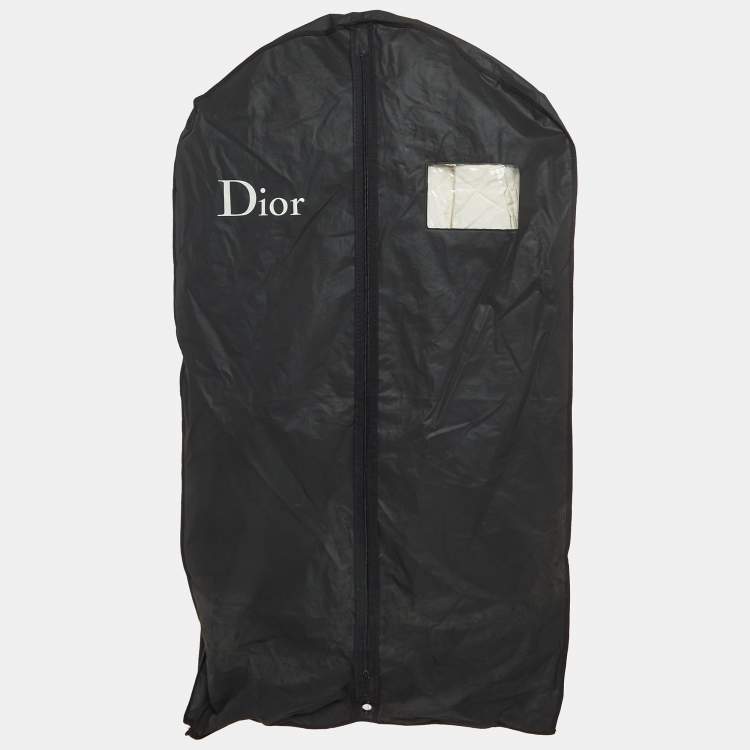 Pre Owned Christian Dior Boutique White Nylon and Detachable Fur Puffer Jacket M