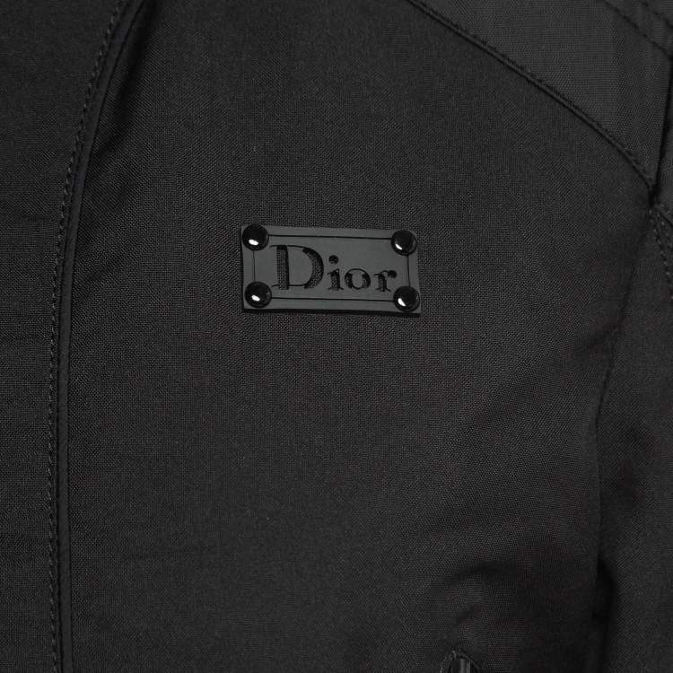 Pre Owned Christian Dior Boutique Black Synthetic Detachable Ski Suit M