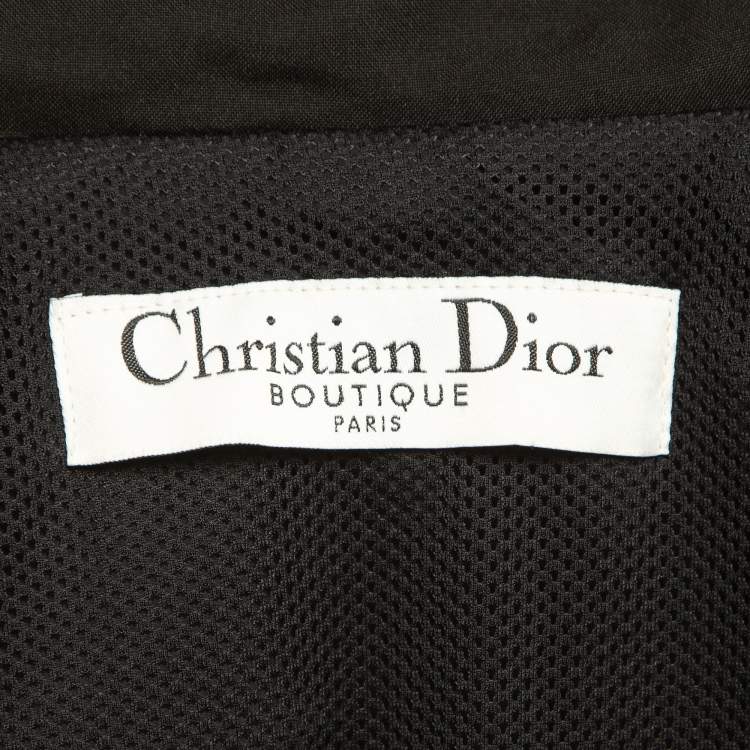 Pre Owned Christian Dior Boutique Black Synthetic Detachable Ski Suit M