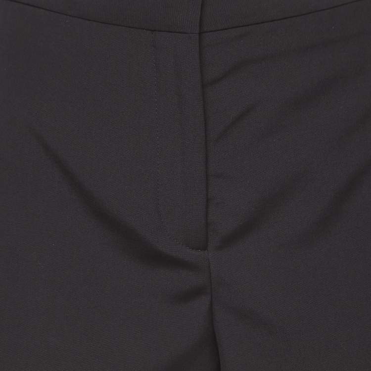 Pre Owned Christian Dior Black Wool Shorts M