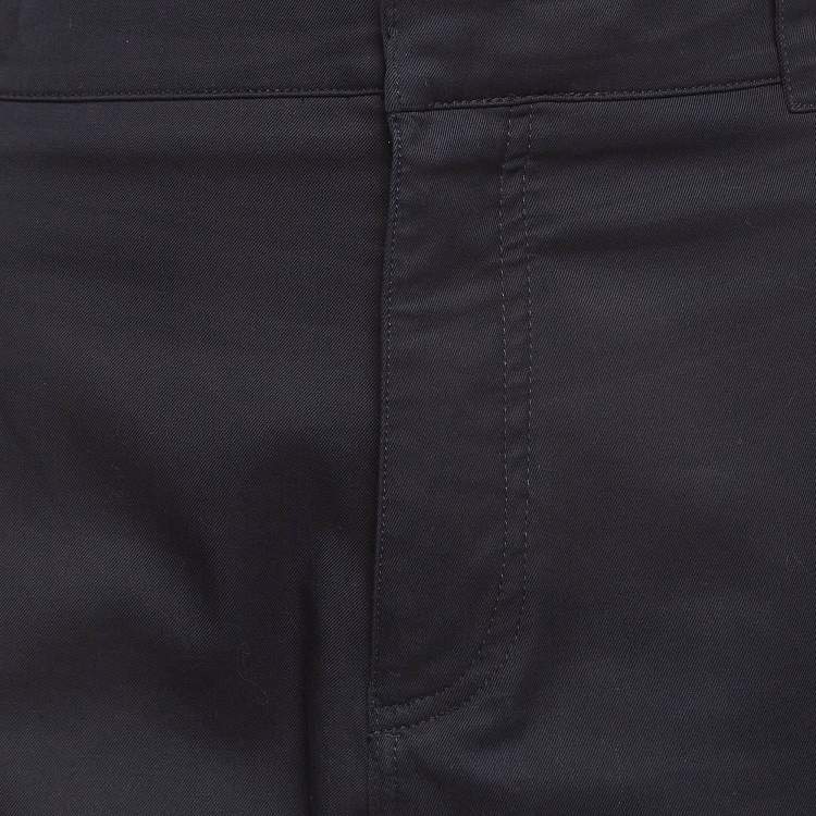 Pre Owned Christian Dior Navy Blue Cotton Cargo Pants XXL