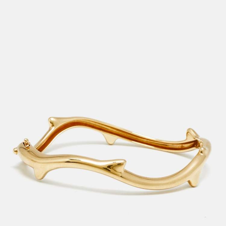 Pre Owned سوار ديور بوا دي روز ذهب أصفر عيار 18 15.5