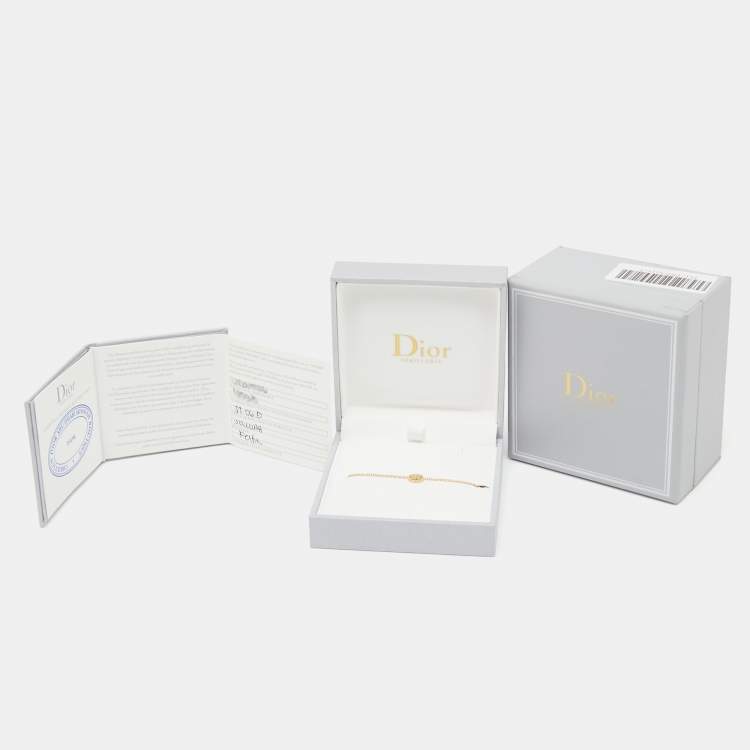 مملوكة مسبقًا Dior Rose Des Vents Diamond 18K Yellow Gold XS Bracelet