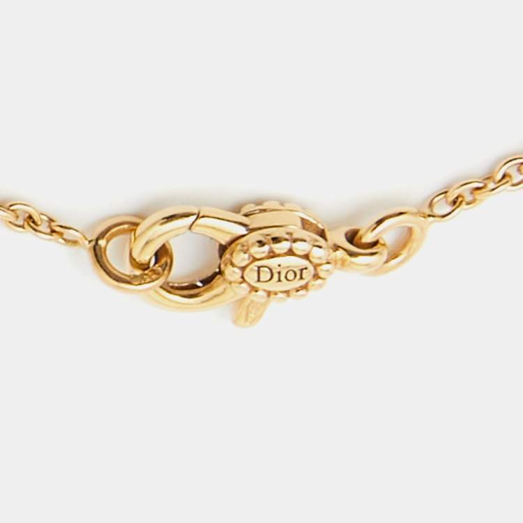 مملوكة مسبقًا Dior Rose Des Vents Diamond 18K Yellow Gold XS Bracelet