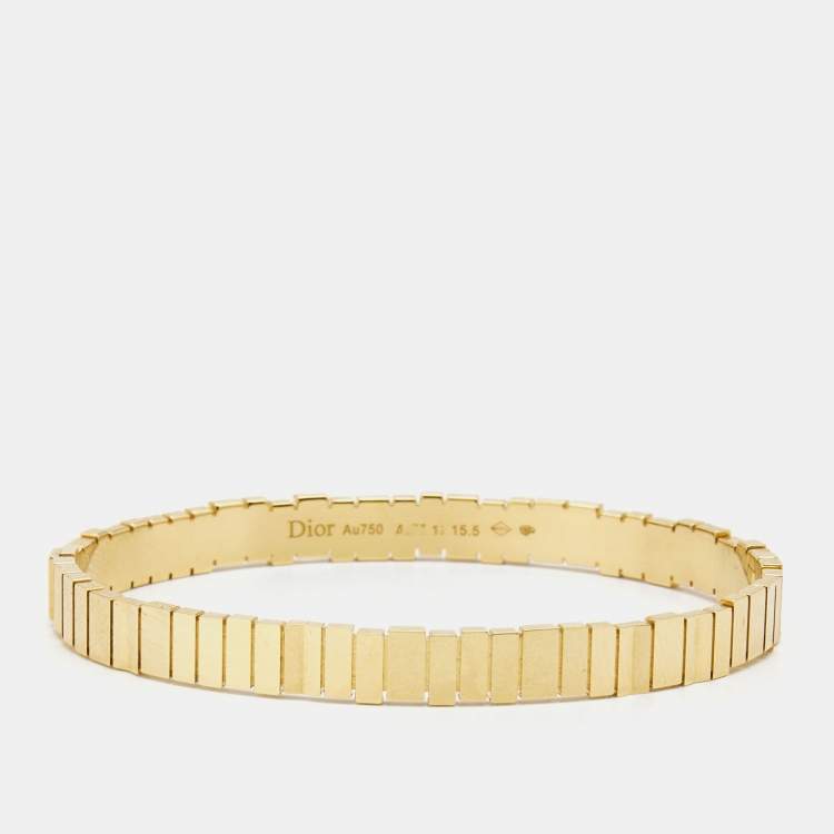 Pre Owned Dior Gem 18k Yellow Gold Bracelet