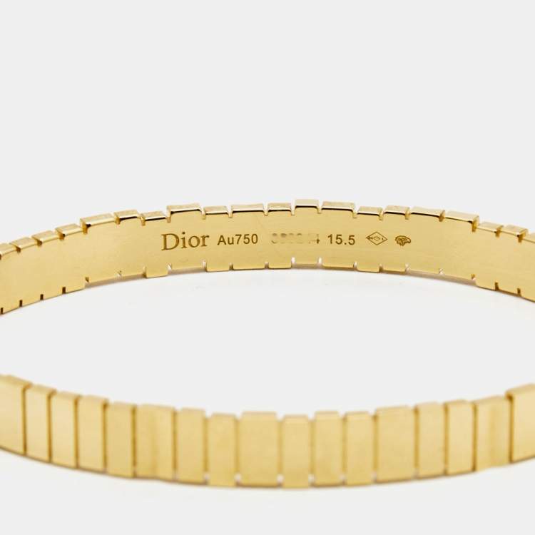 Pre Owned Dior Gem 18k Yellow Gold Bracelet