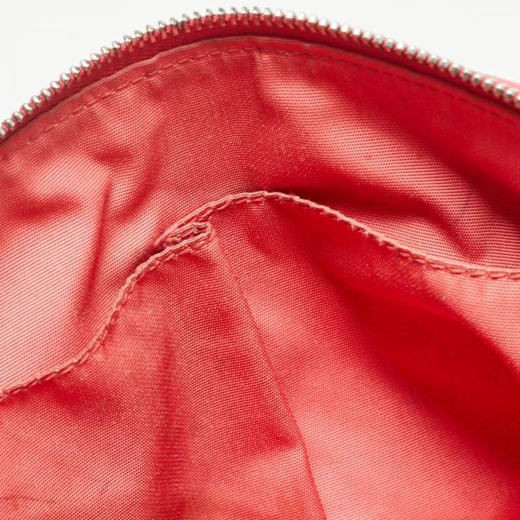 Pre Owned Dior Coral Pink Cannage Leather Granville Tote 