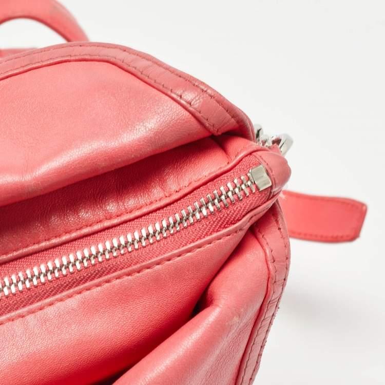 Pre Owned Dior Coral Pink Cannage Leather Granville Tote 