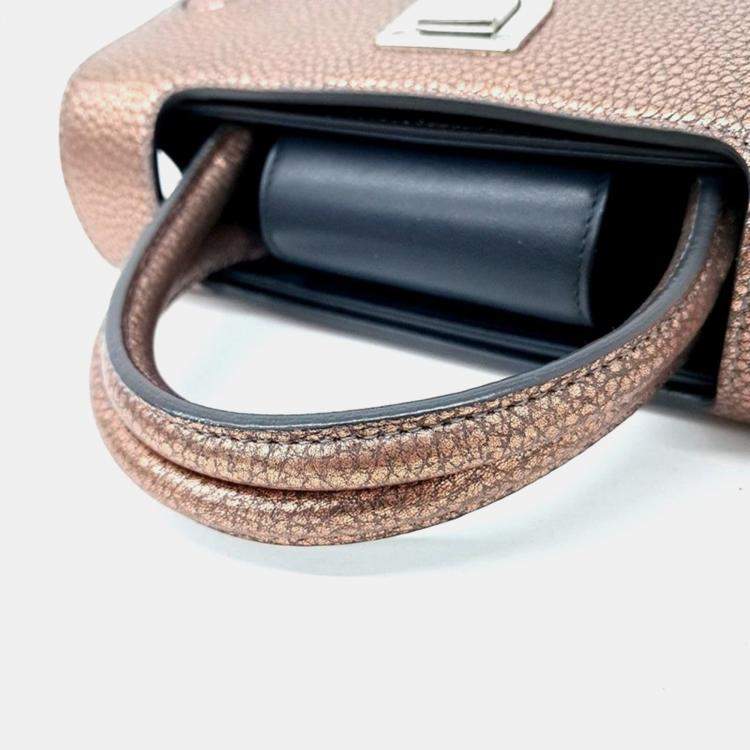 Pre Owned Dior Brown Leather Diorever Handbag