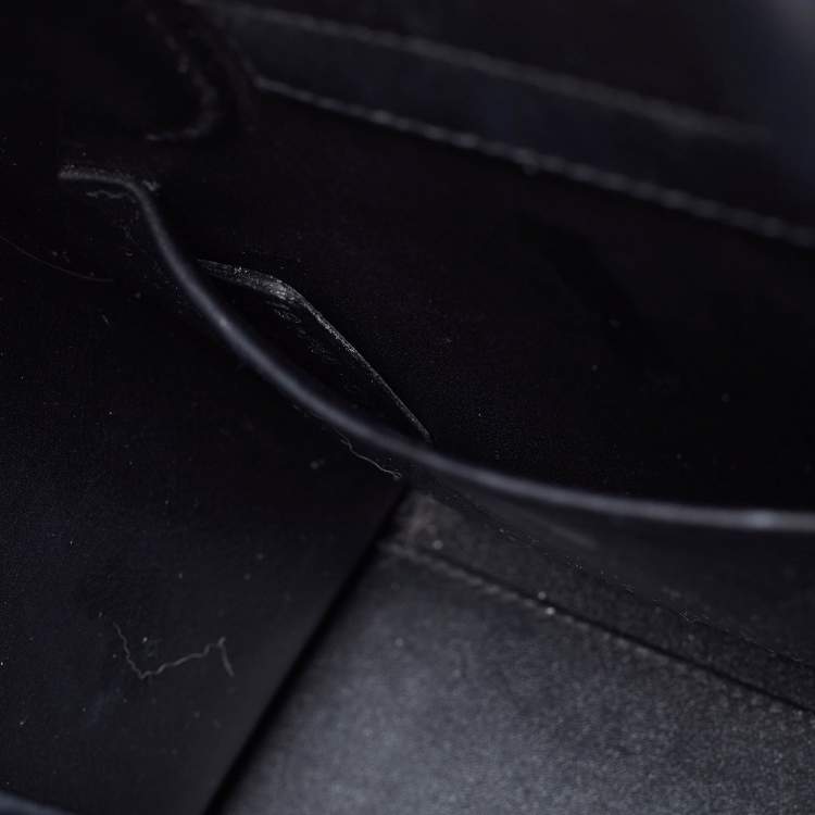 Pre Owned Dior Black Leather Mini Diorever Tote