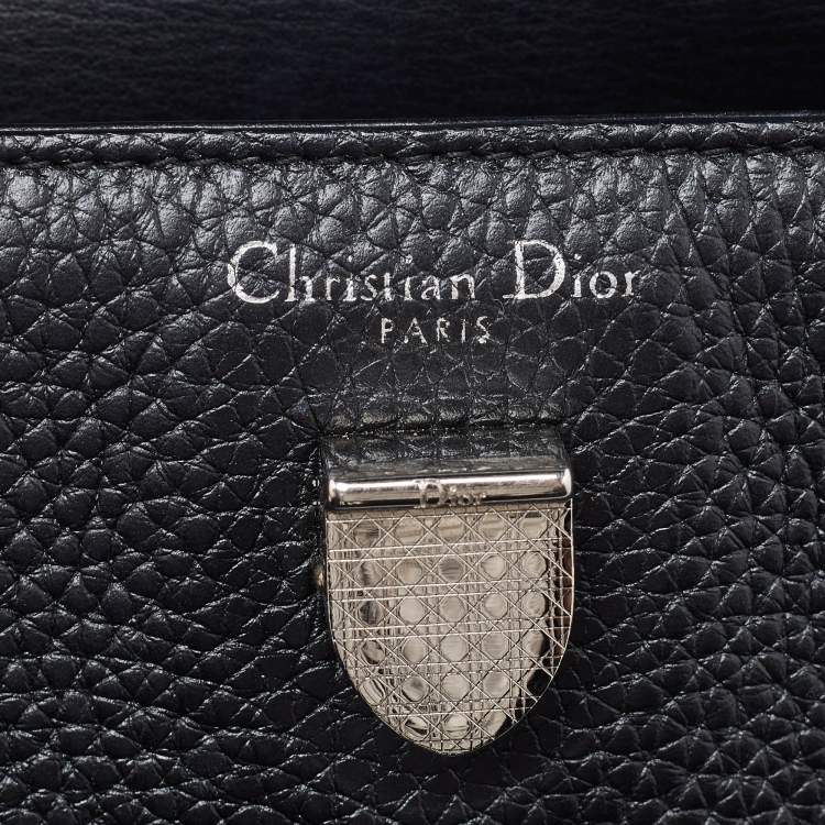 Pre Owned Dior Black Leather Mini Diorever Tote