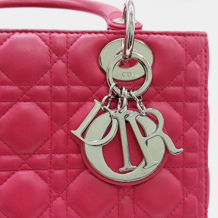 Pre Owned Christian Dior Lady Medium Bag