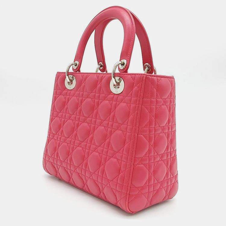 Pre Owned Christian Dior Lady Medium Bag