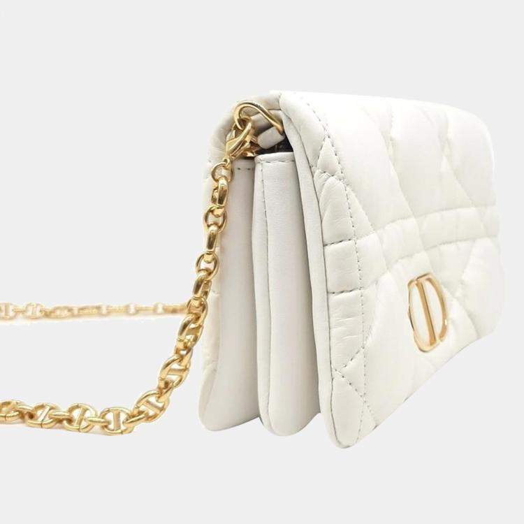 Pre Owned Christian Dior Caro Pouch Bag
