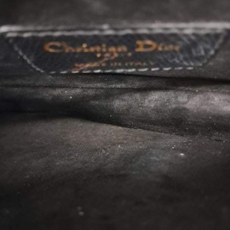 Pre Owned Christian Dior Mini Saddle Bag