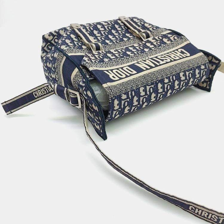 Pre Owned Christian Dior Oblique Diorcamp Messenger Bag