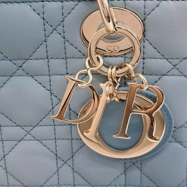 Pre Owned Christian Dior Cannage Lady Small Bag