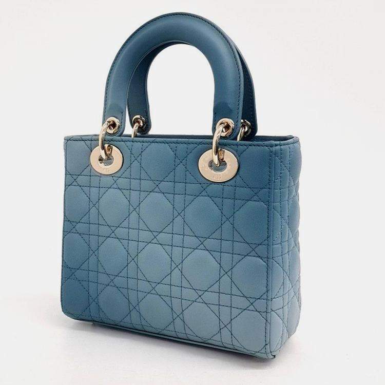 Pre Owned Christian Dior Cannage Lady Small Bag