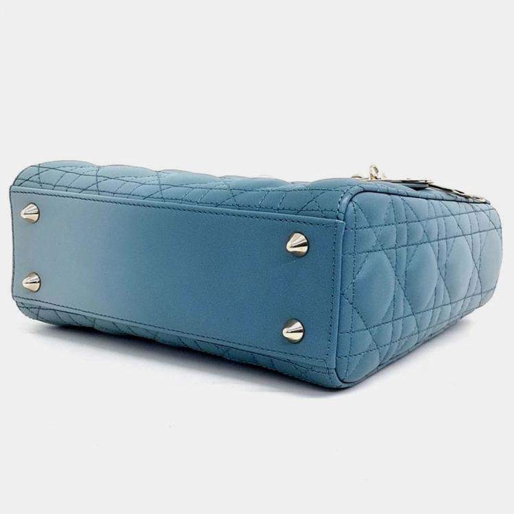 Pre Owned Christian Dior Cannage Lady Small Bag