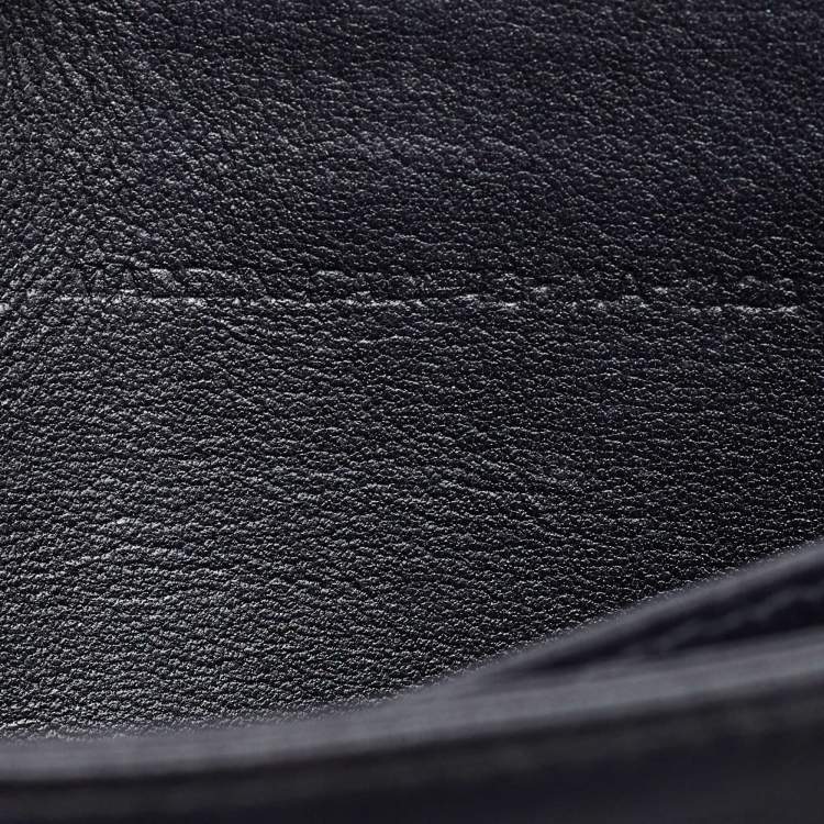 Pre Owned Dior Black Quilted Leather Lady Dior Chain Clutch