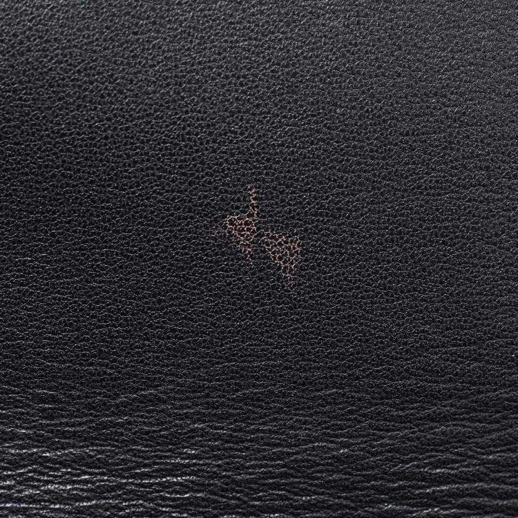 Pre Owned Dior Black Quilted Leather Lady Dior Chain Clutch