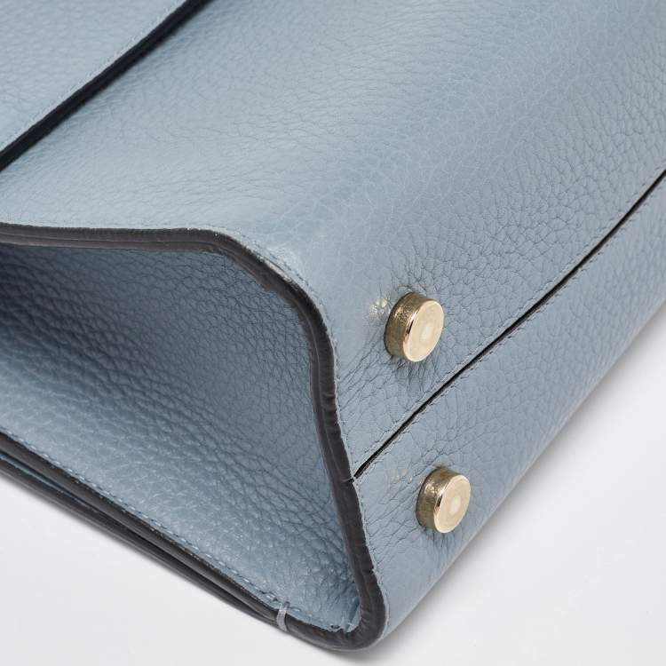 مملوكة مسبقًا Dior Blue Leather Mini Diorever Tote