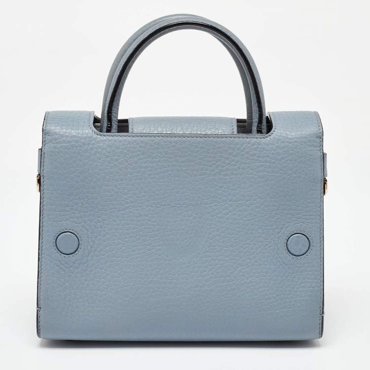 مملوكة مسبقًا Dior Blue Leather Mini Diorever Tote