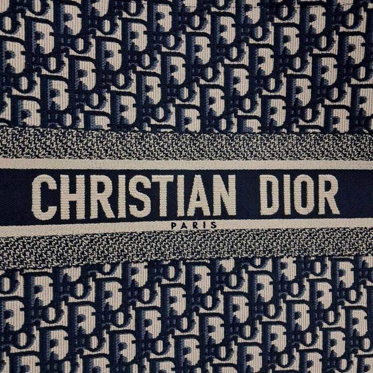 Pre Owned Christian Dior Oblique Book Tote Bag 42