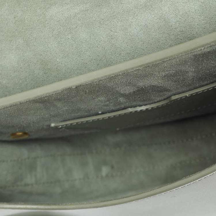 Pre Owned Dior Green Leather Medium Bobby Shoulder Bag