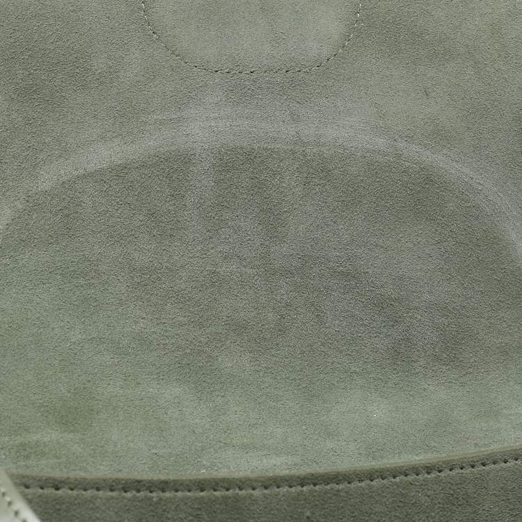 Pre Owned Dior Green Leather Medium Bobby Shoulder Bag