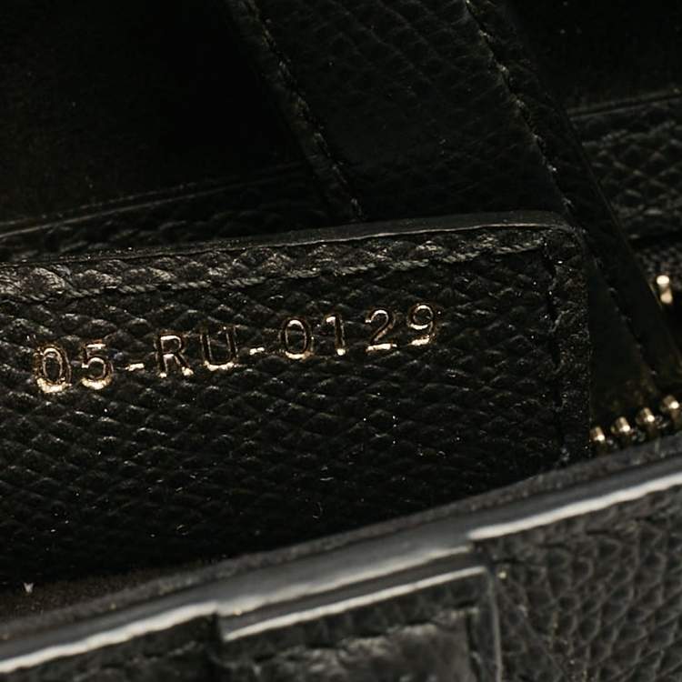 Pre Owned Dior Black Leather Saddle Bag