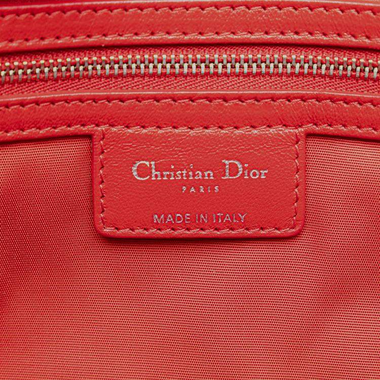 Pre Owned Dior Large Cannage Lady Dior Soft Tote Bag