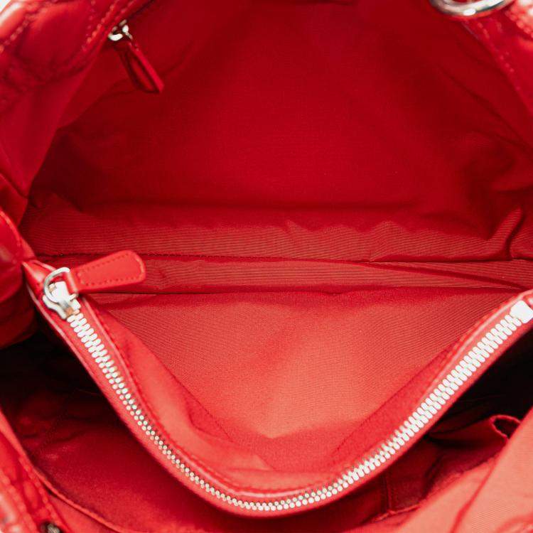 Pre Owned Dior Large Cannage Lady Dior Soft Tote Bag