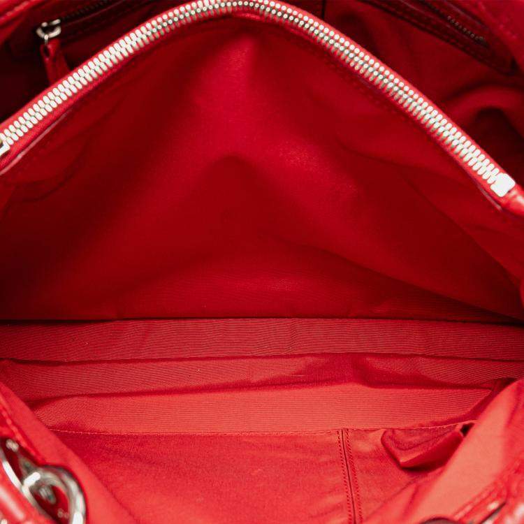 Pre Owned Dior Large Cannage Lady Dior Soft Tote Bag