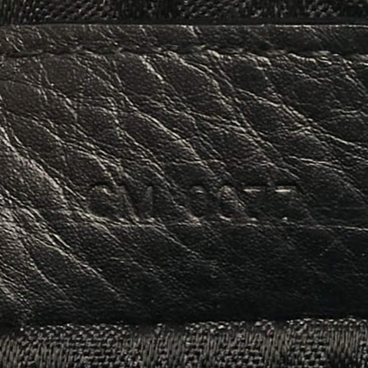 مملوكة مسبقًا Dior Black Leather Ethnic Clutch Bag