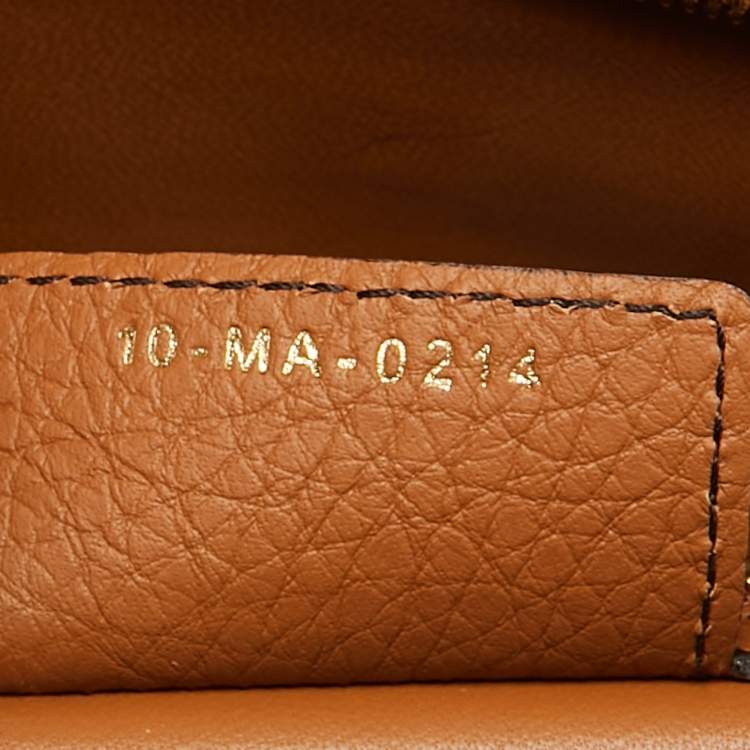 Pre Owned Dior Brandy Leather Medium Lady D-Sire My ABCDior Tote