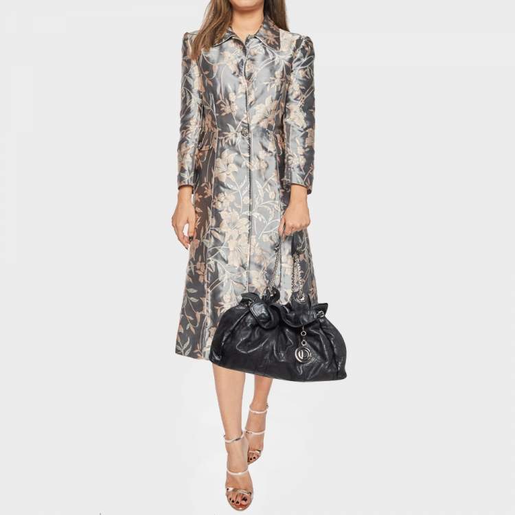 Pre Owned Dior Black Cannage Leather Le Trente Hobo