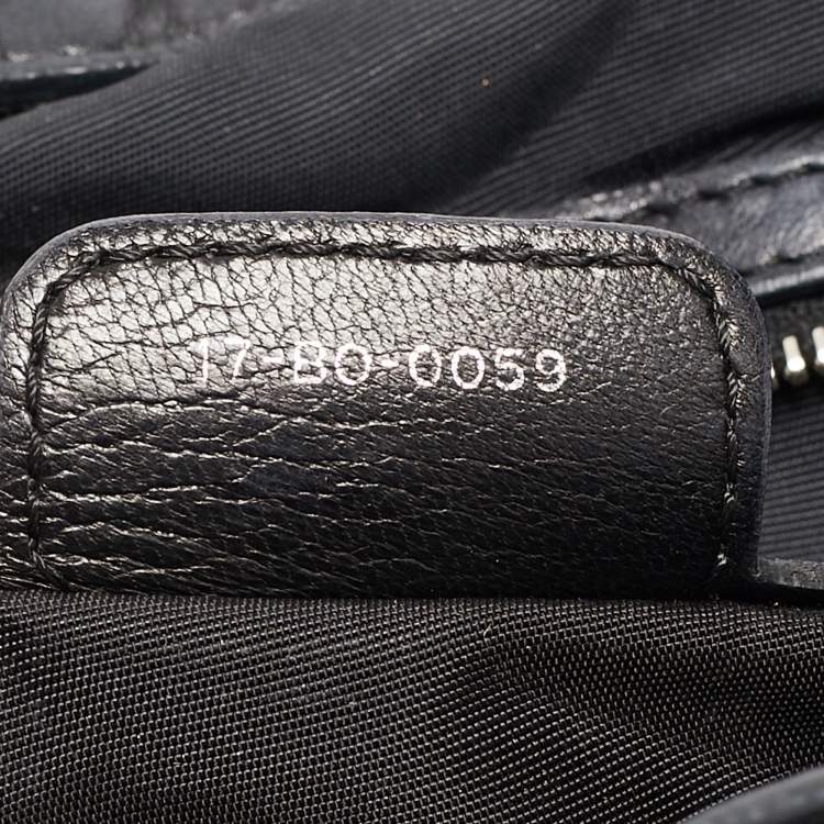 Pre Owned Dior Black Cannage Leather Le Trente Hobo