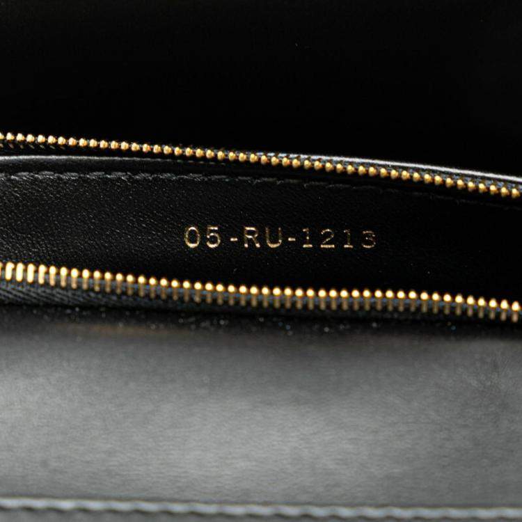 Pre Owned Christian Dior Black Lambskin  Dior Cannage My Bag Handbag
