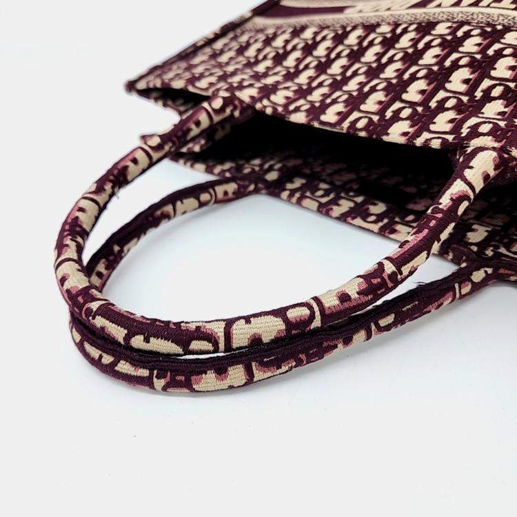 Pre Owned Christian Dior Oblique Book Tote Bag 42