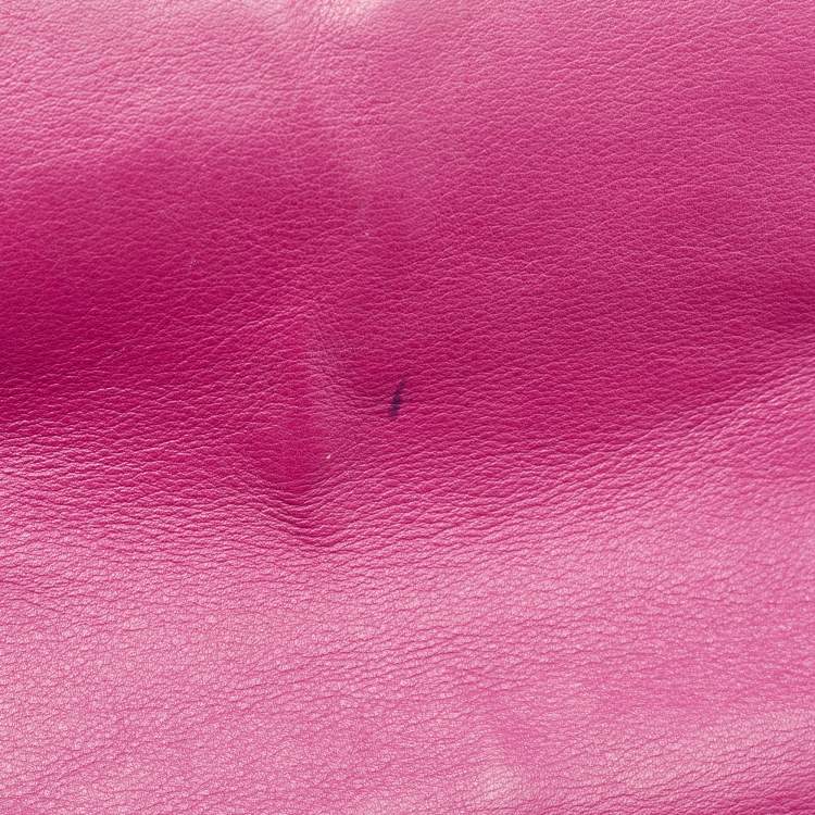 Pre Owned Dior Black Leather Small Be Dior Flap Top Handle Bag