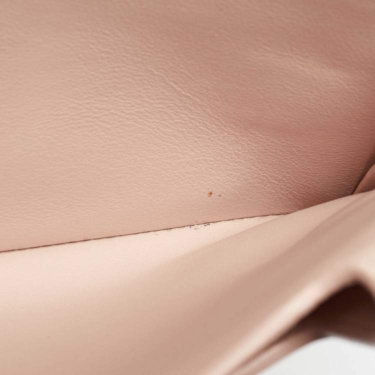 Pre Owned Dior Pink Leather Medium Diorever Tote