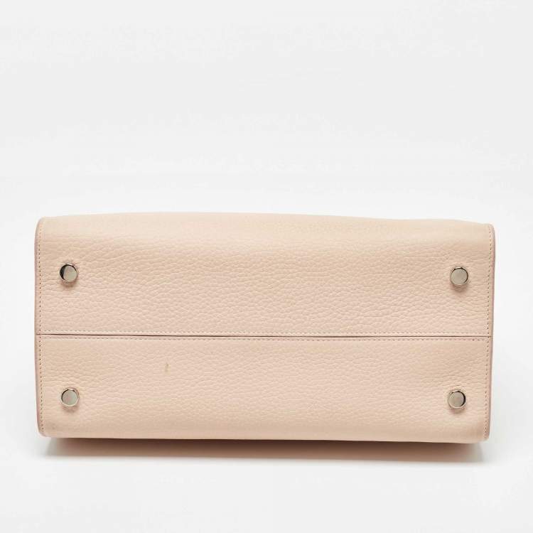 Pre Owned Dior Pink Leather Medium Diorever Tote