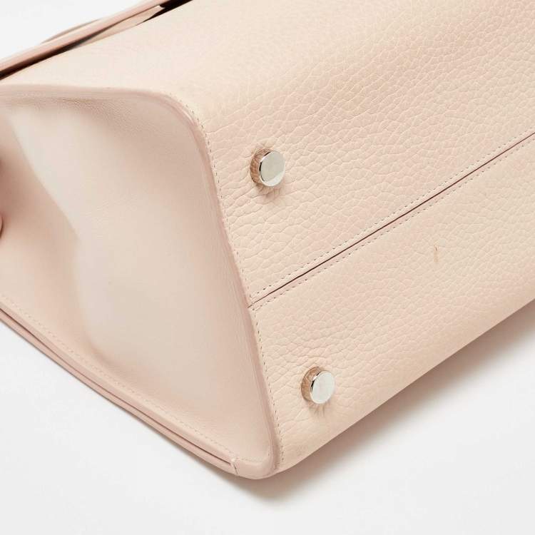 Pre Owned Dior Pink Leather Medium Diorever Tote