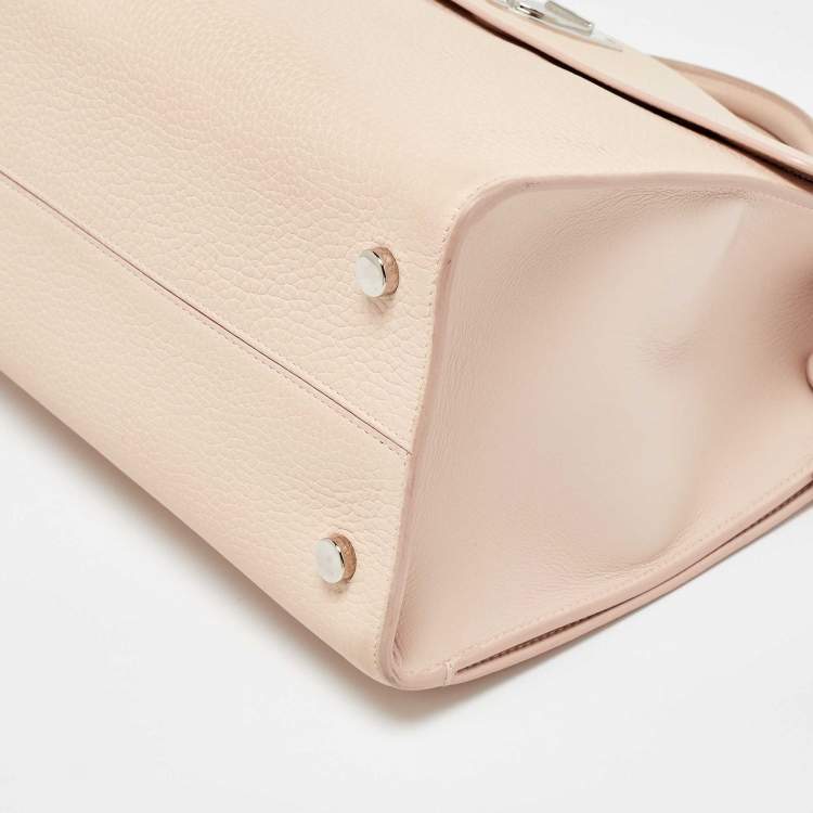 Pre Owned Dior Pink Leather Medium Diorever Tote