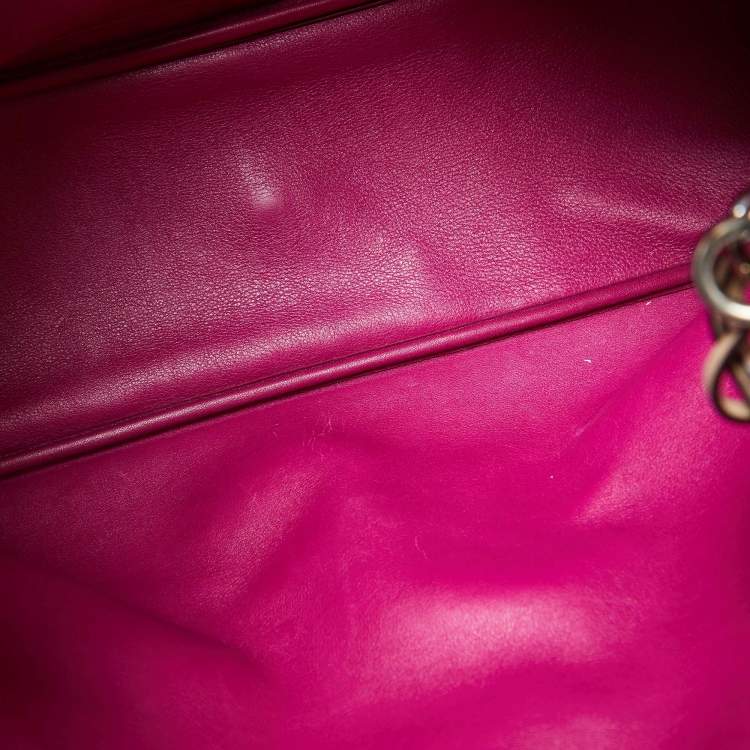 Pre Owned Dior Beige Leather Large Diorissimo Tote